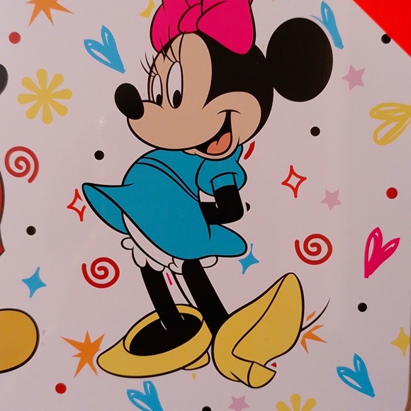 Mickey Minnie Mouse Metal Tin Cork Trivet Hot Plate - Picture 3 of 6